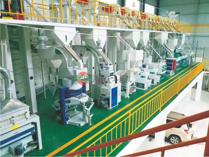【48812】大型200吨小麦石磨面粉机选用自动化的操作的进程介绍